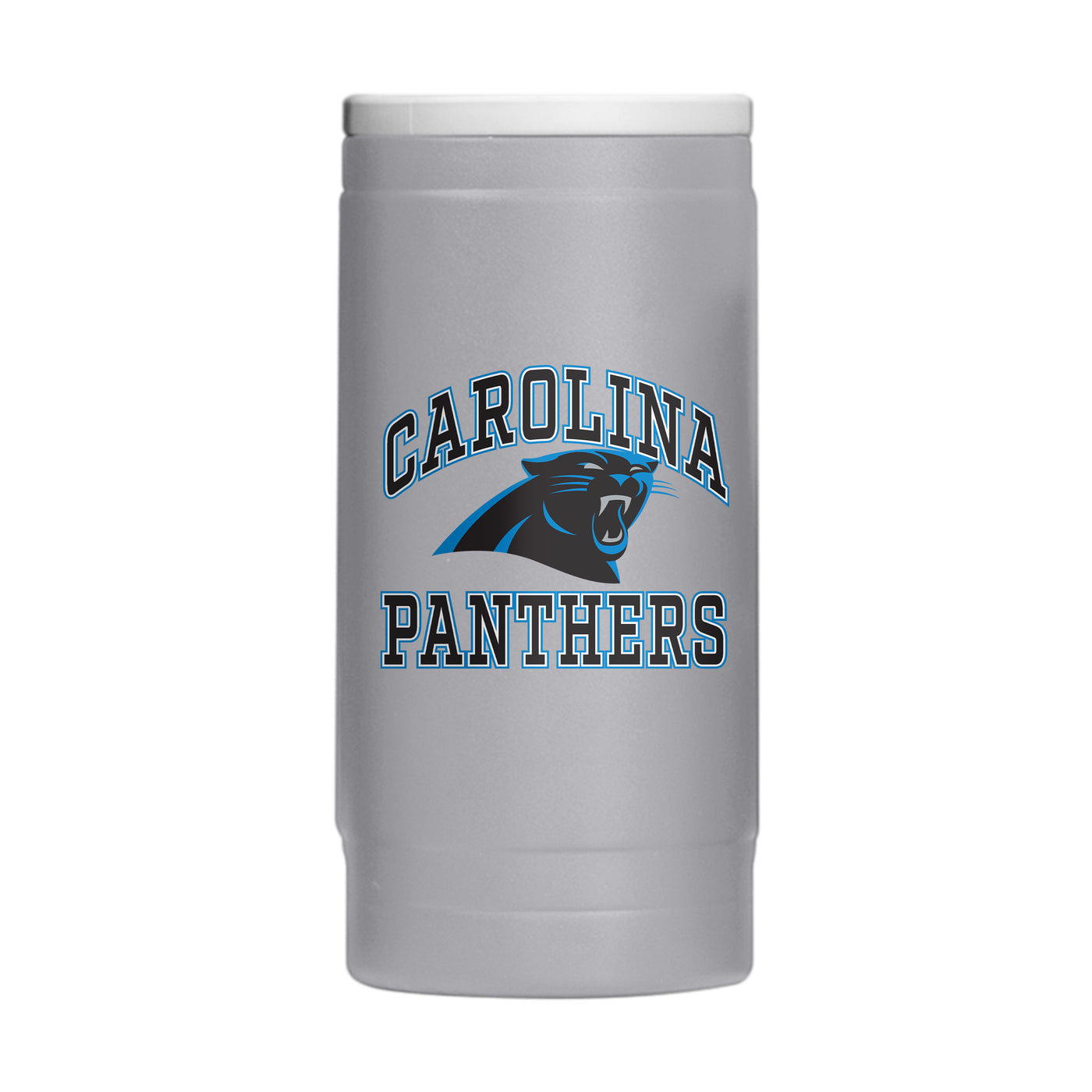 Carolina Panthers 12oz Athletic Powdercoat SlimCan Coolie