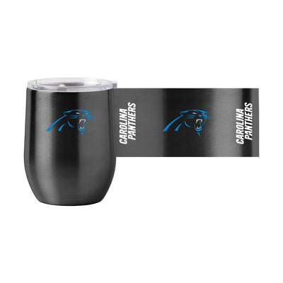 Carolina Panthers 16oz Gameday Stainless Curved Beverage