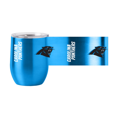 Carolina Panthers Blue 16oz Gameday Stainless Curved Beverage