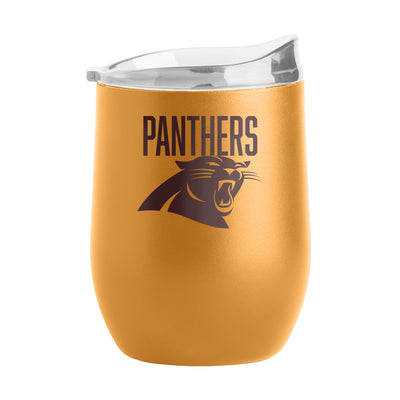 Carolina Panthers 16oz Huddle Powder Coat Curved Beverage - Logo Brands