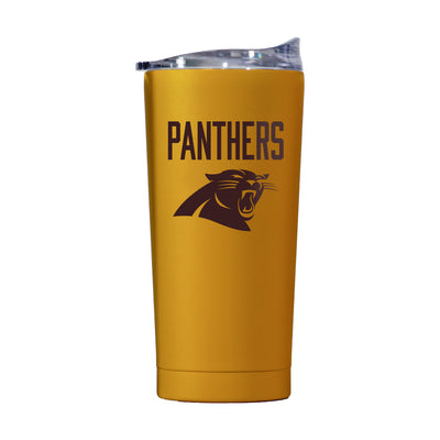 Carolina Panthers 20oz Huddle Powder Coat Tumbler - Logo Brands