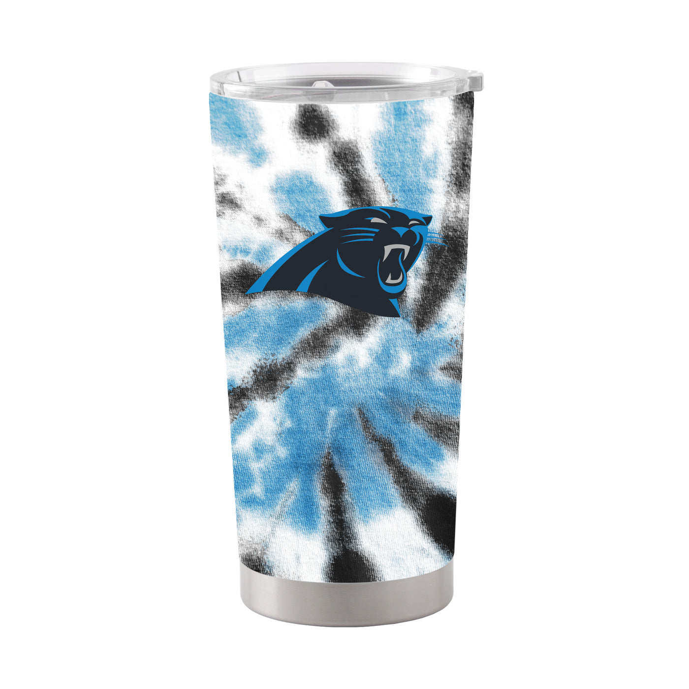 Carolina Panthers 20oz Tie Dye Stainless Steel Tumbler