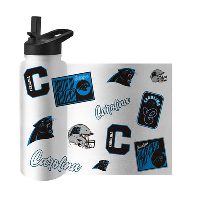 Carolina Panthers Dreamweave 34oz Quencher Bottle