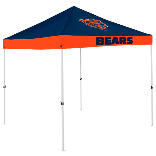 Chicago Bears Economy Canopy shelter with logo branding, lightweight shelter for outdoor use with team colors and branding.