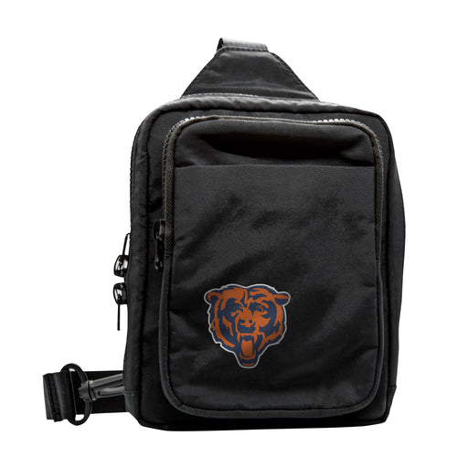 Chicago Bears Dash Pack bag with team logo and adjustable straps, perfect for sports events or everyday use.