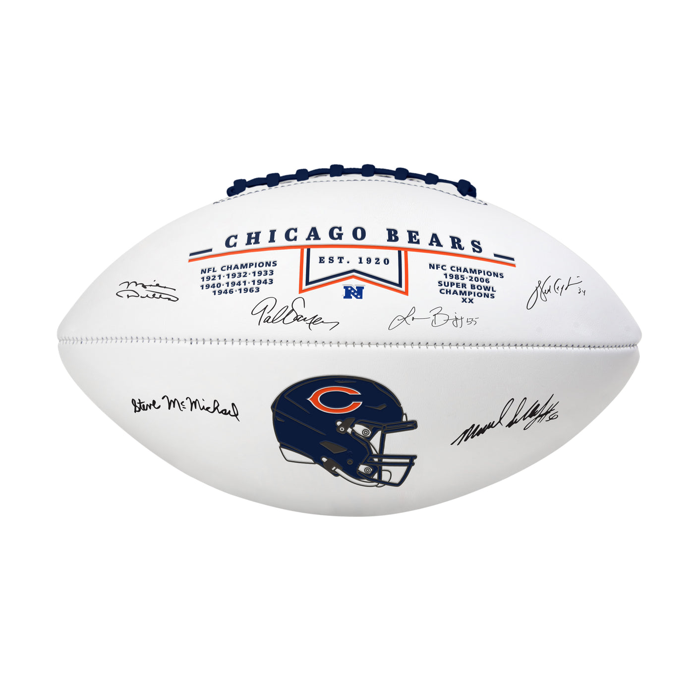 Chicago Bears Autograph Signature Football