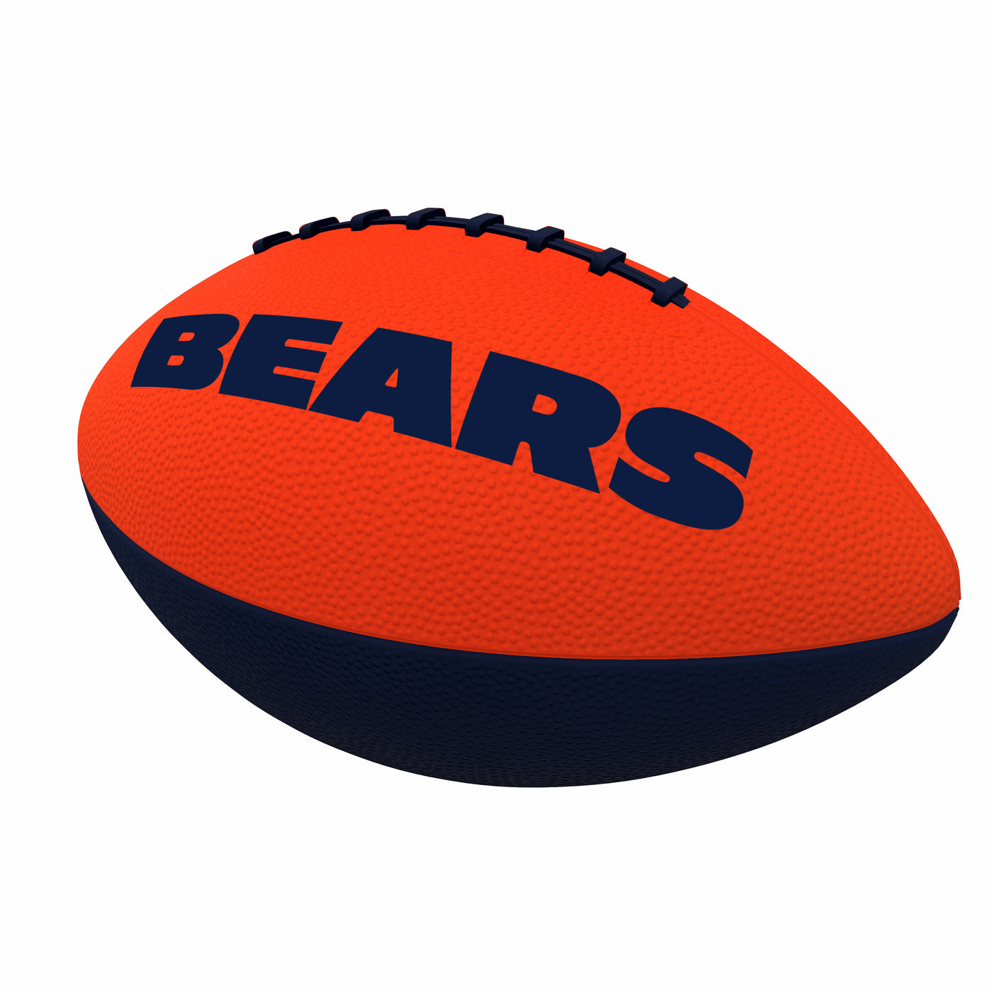 Chicago Bears Pinwheel Logo Junior-Size Rubber Football