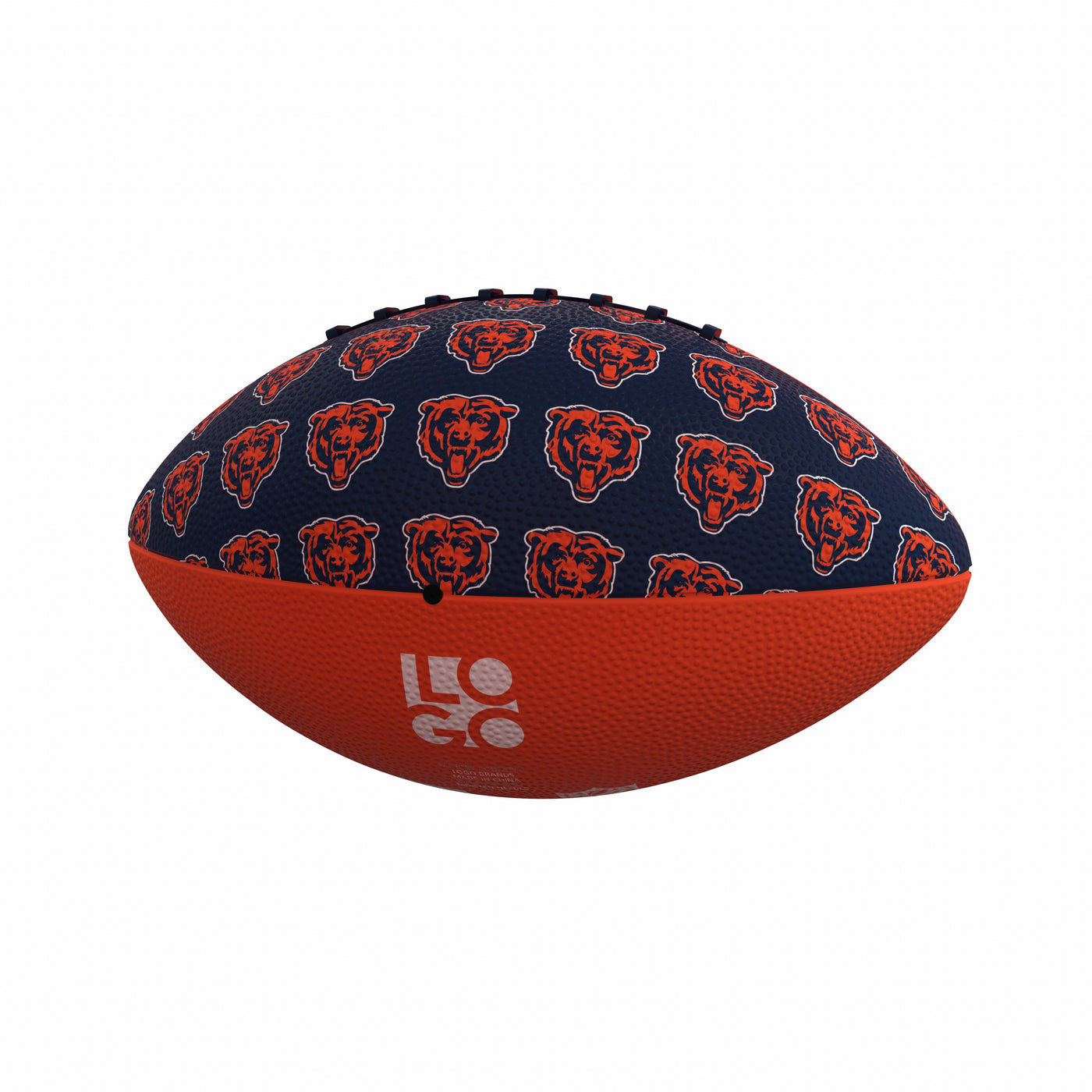 Chicago Bears Repeating Mini-Size Rubber Football