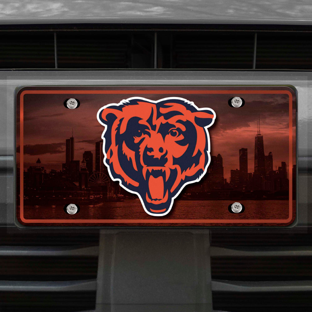 Adesivi Decalcomanie Per Casco Da Calcio Mini Paraurti - Chicago Bears Personalizzate