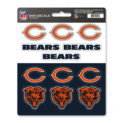 NFL - Chicago Bears Mini Decal 12-pk