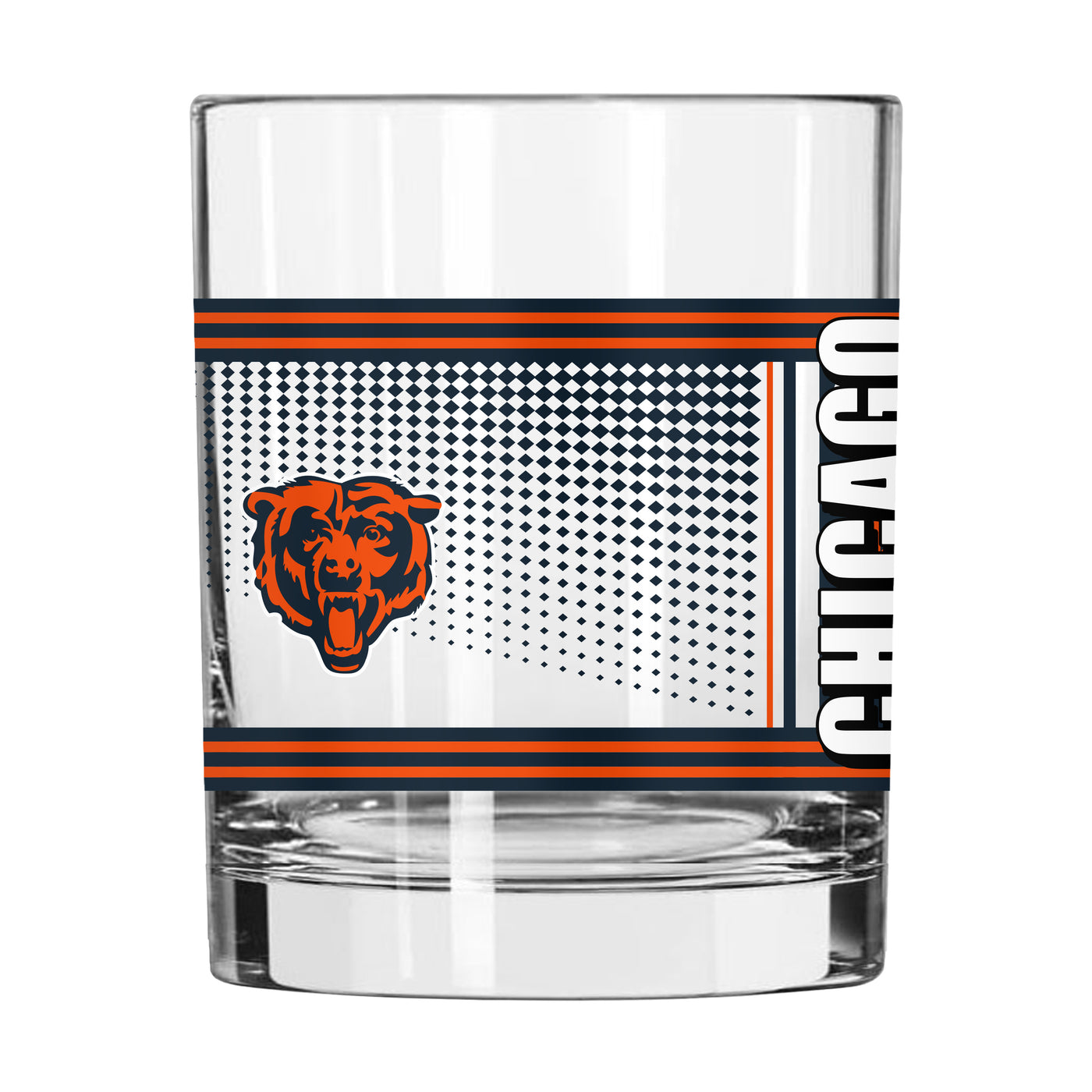 Chicago Bears 14oz Hero Rocks Glass