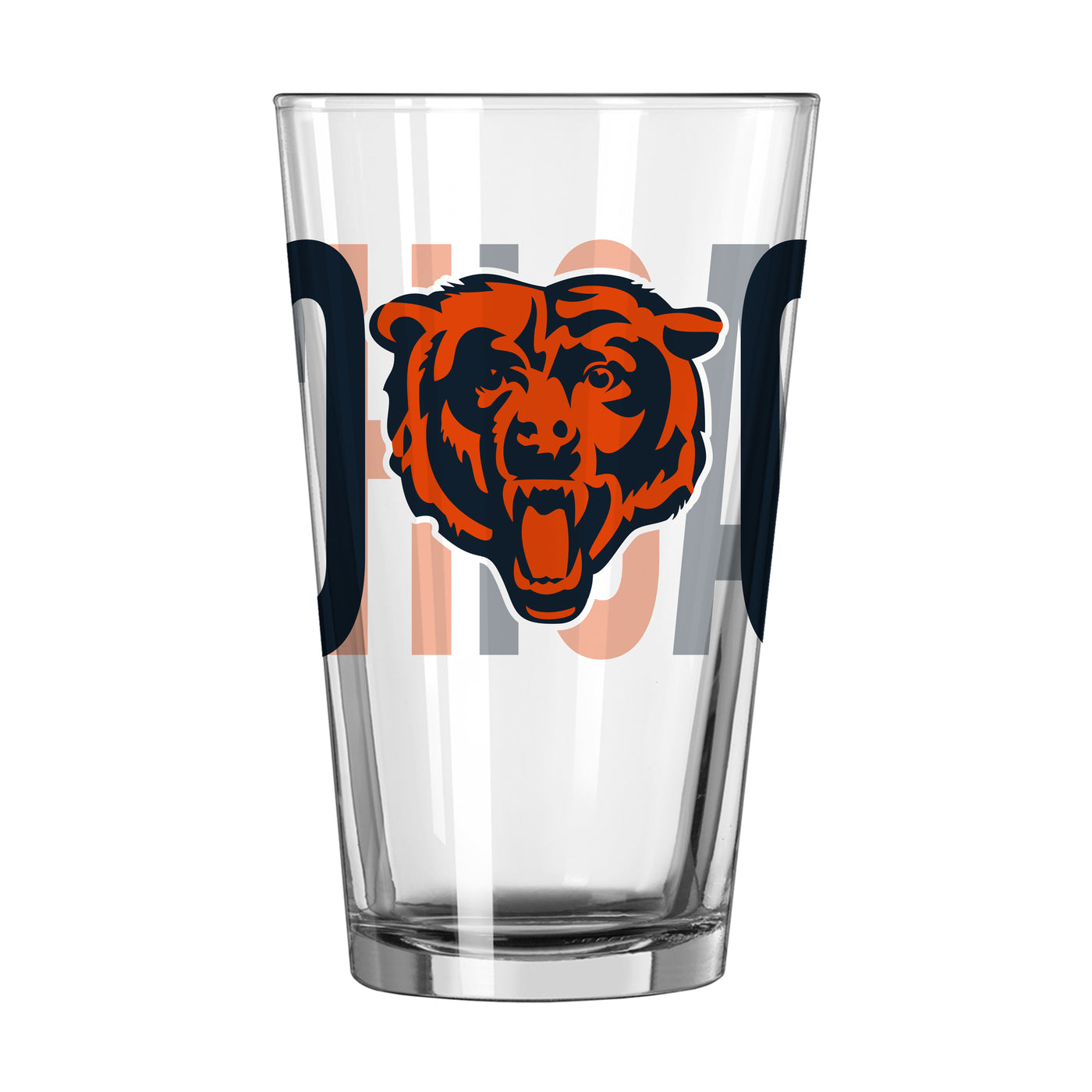 Chicago Bears 16oz Overtime Pint Glass