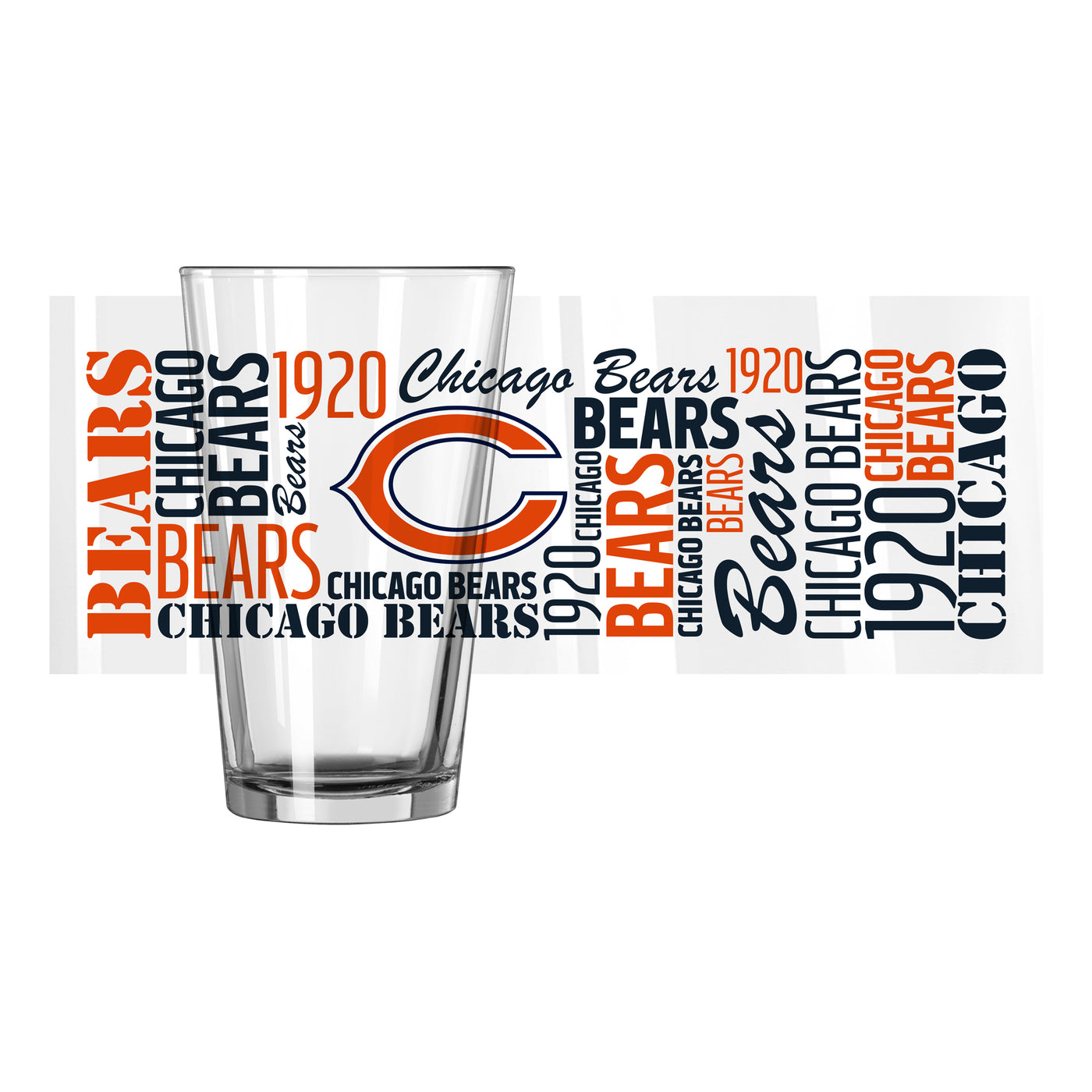 Chicago Bears 16oz Spirit Pint Glass