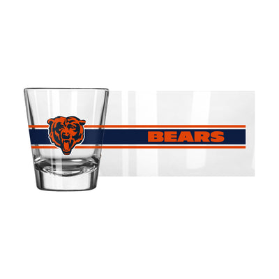 Chicago Bears 2oz Stripe Shot Glass