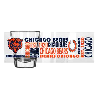 Chicago Bears 2oz Spirit Shot Glass
