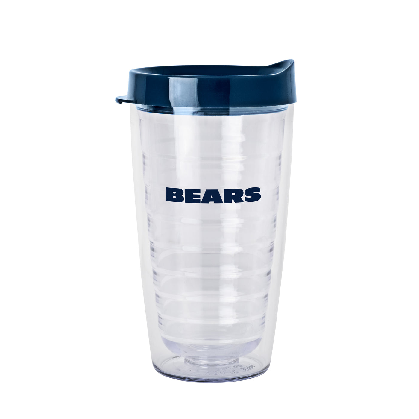 Chicago Bears 16oz Flipside Dbl Wall Clear Tumbler
