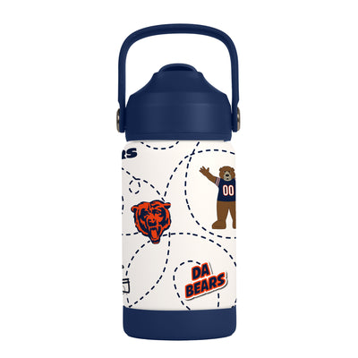 Chicago Bears 12oz Mascot SS Kids Bottle