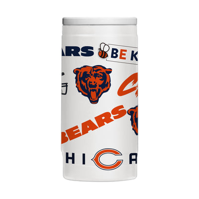 Chicago Bears 12oz Native Powdercoat SlimCan Coolie