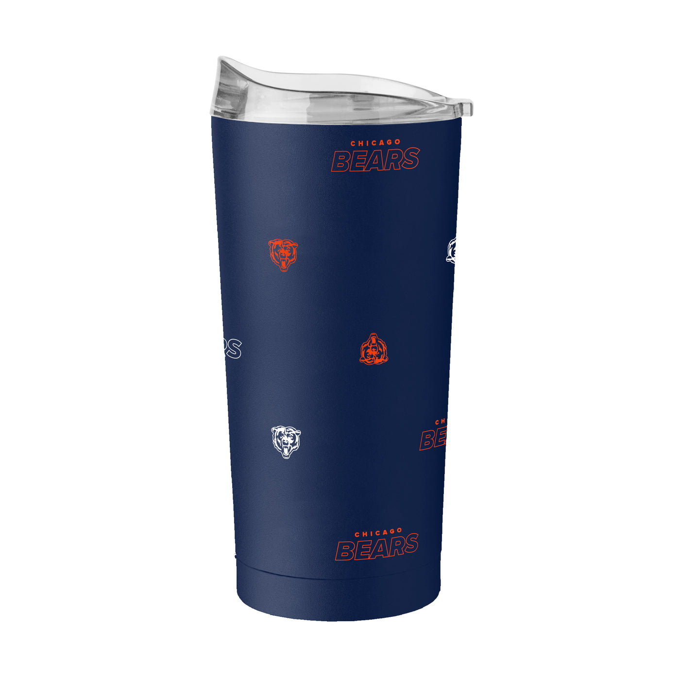 Chicago Bears 20oz Step And Repeat Powder Coat Tumbler