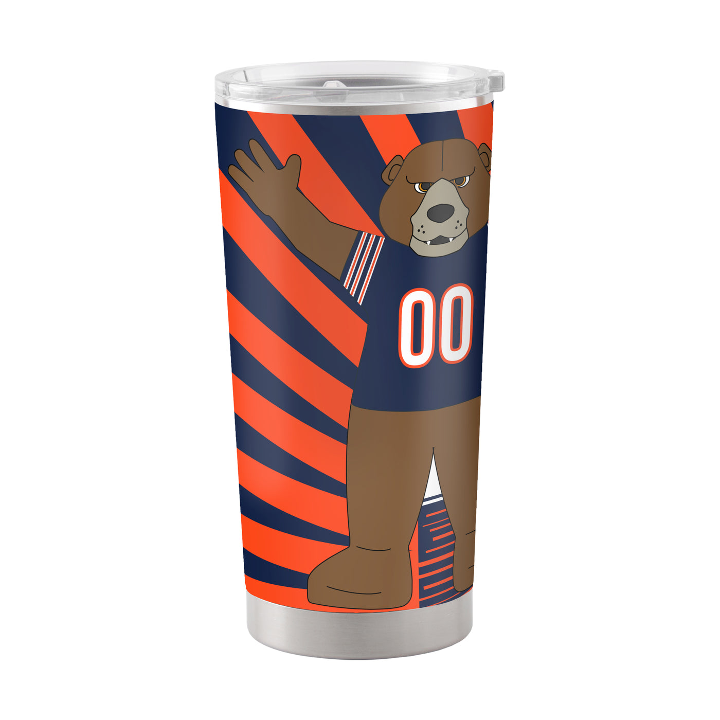 Chicago Bears 20oz Mascot Stainless Steel Tumbler