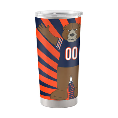 Chicago Bears 20oz Mascot Stainless Steel Tumbler - Logo Brands