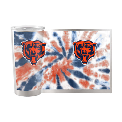 Chicago Bears 20oz Tie Dye Stainless Steel Tumbler