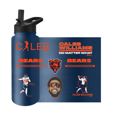 Chicago Bears/Breaking T 34oz Caleb Williams Native Quencher Bottle