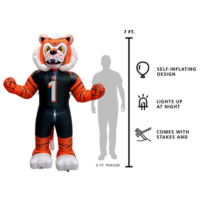 Cincinnati Bengals Yard Inflatable Mascot