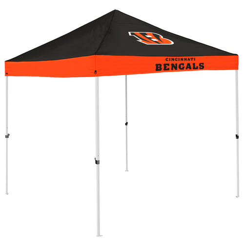 Cincinnati Bengals Economy Canopy shelter with team logo in red, black, and white, providing shade and protection.