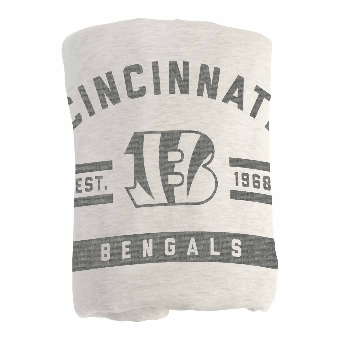 Cincinnati Bengals Oatmeal Sweatshirt Blanket