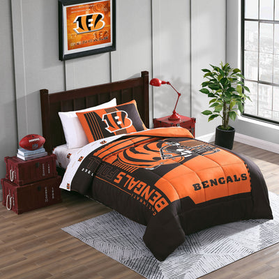 Cincinnati Bengals Status Bed In A Bag Twin