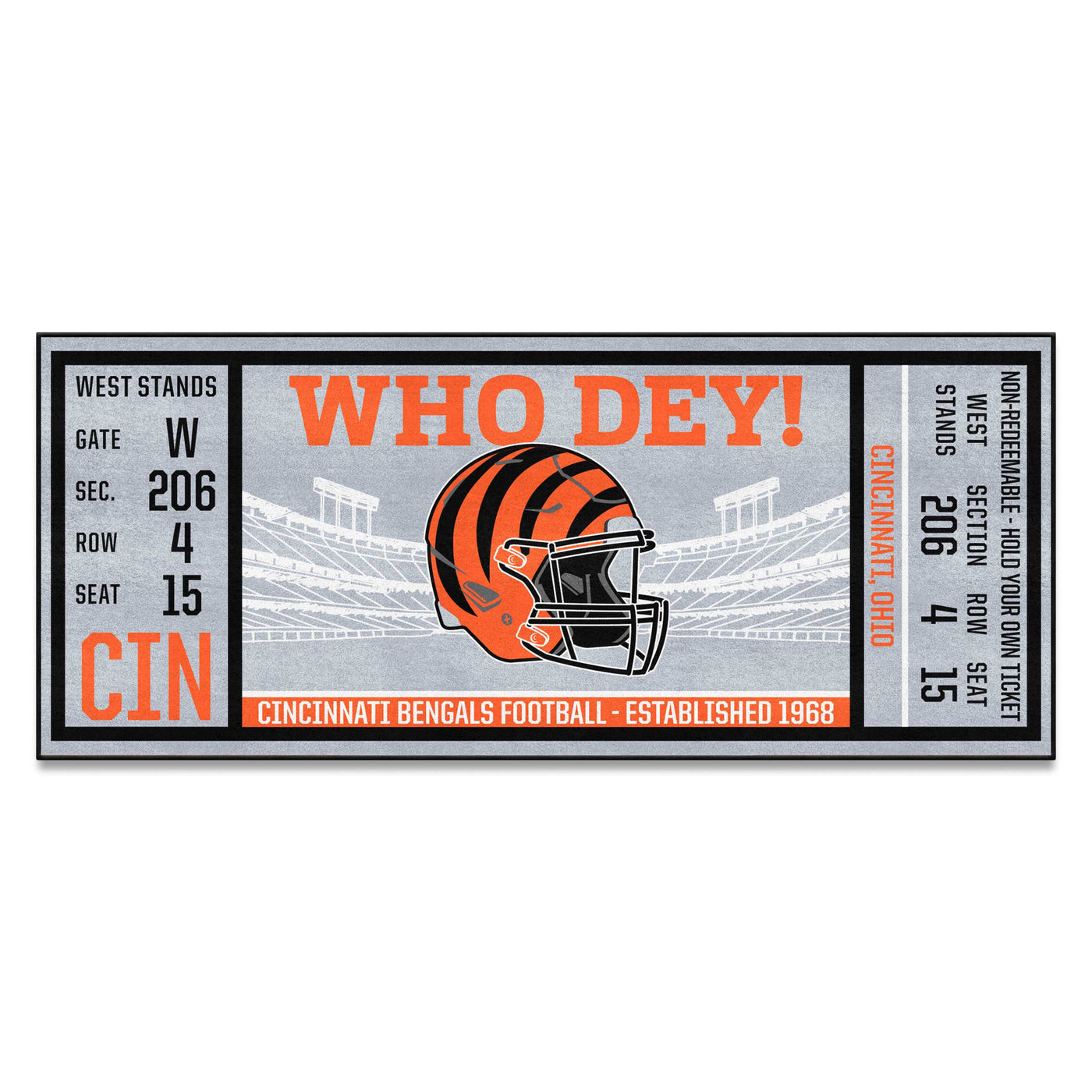 NFL - Cincinnati Bengals Ticket Runner