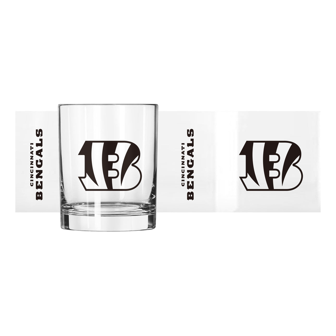 Cincinnati Bengals 14oz Gameday Rocks Glass