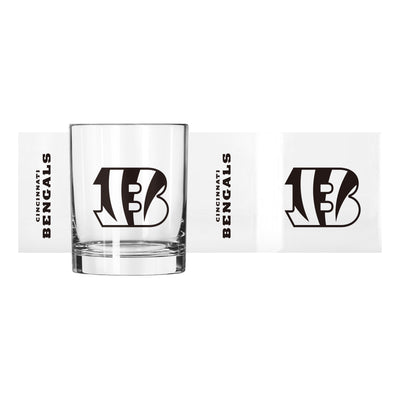 Cincinnati Bengals 14oz Gameday Rocks Glass