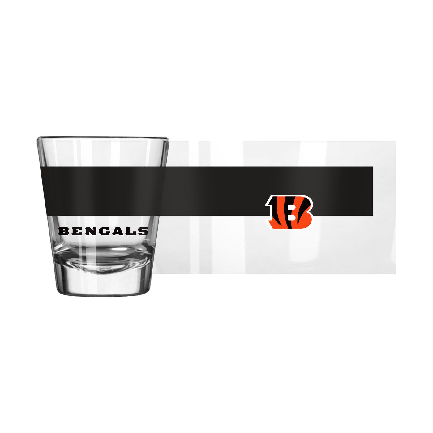 Cincinnati Bengals 2oz Colorblock Shot Glass