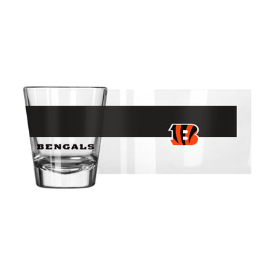 Cincinnati Bengals 2oz Colorblock Shot Glass