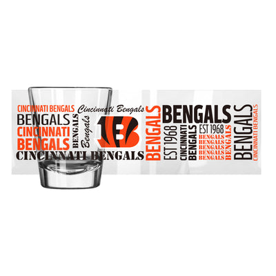 Cincinnati Bengals 2oz Spirit Shot Glass