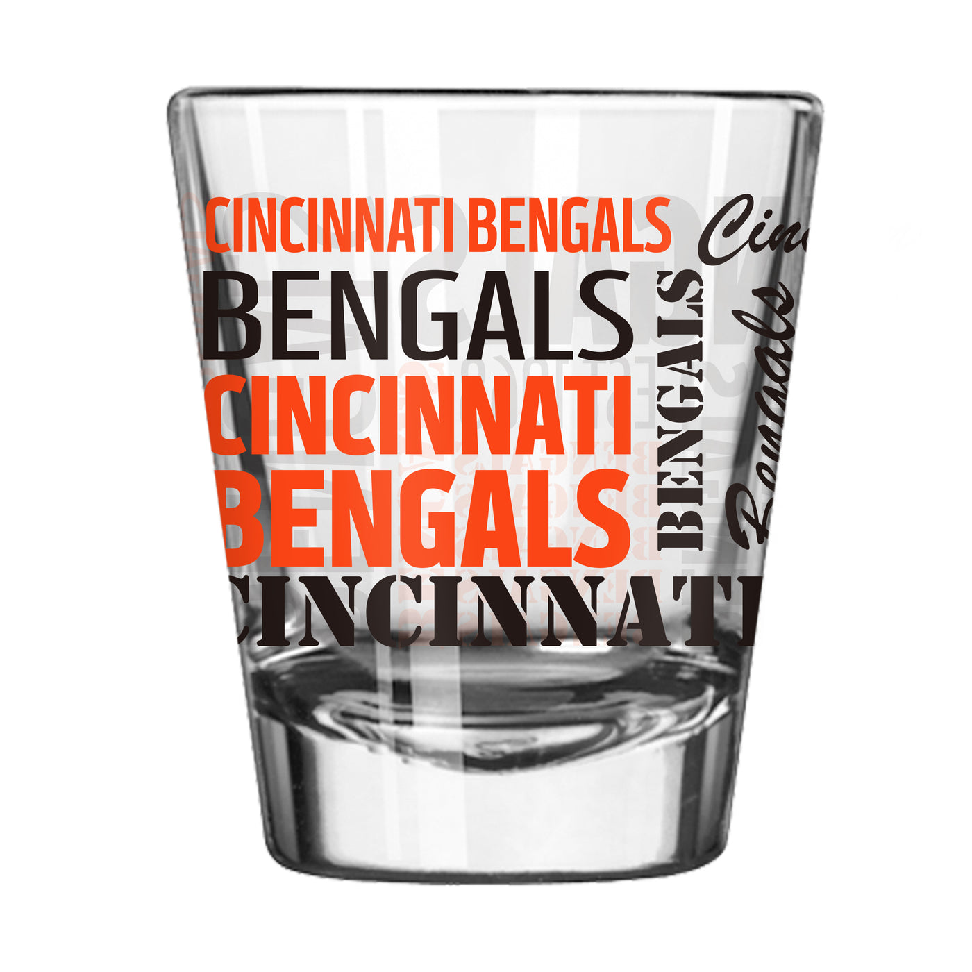 Cincinnati Bengals 2oz Spirit Shot Glass