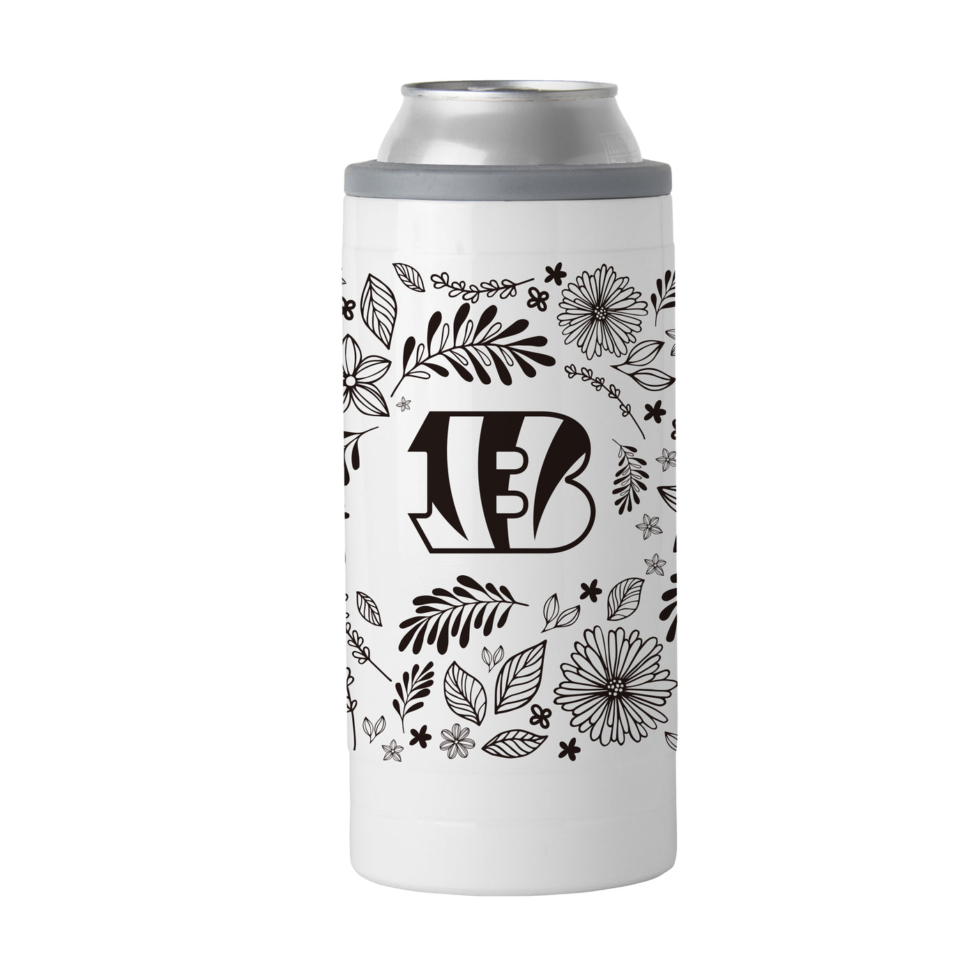 Cincinnati Bengals 12oz Botanical Slim Can Coolie