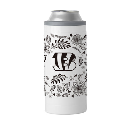 Cincinnati Bengals 12oz Botanical Slim Can Coolie