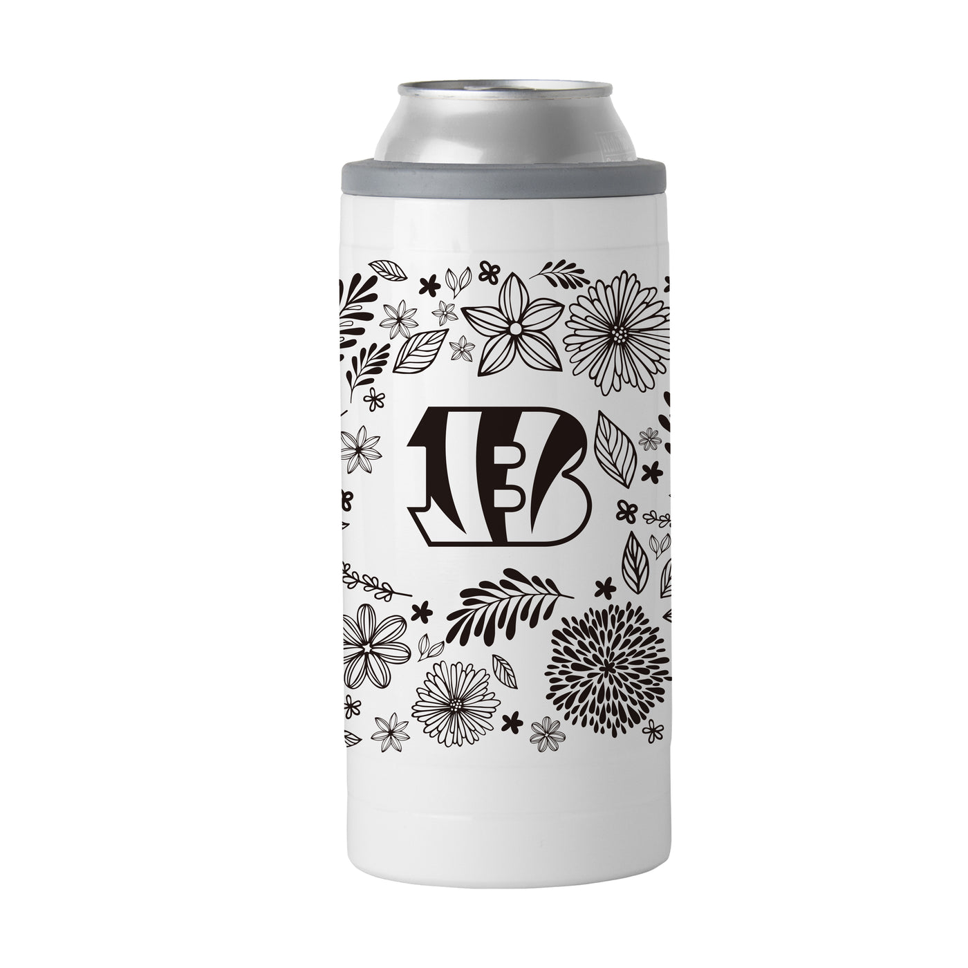 Cincinnati Bengals 12oz Botanical Slim Can Coolie