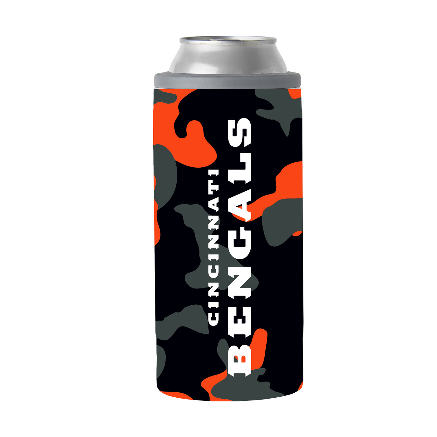 Cincinnati Bengals Camo Swagger 12oz Slim Can Coolie