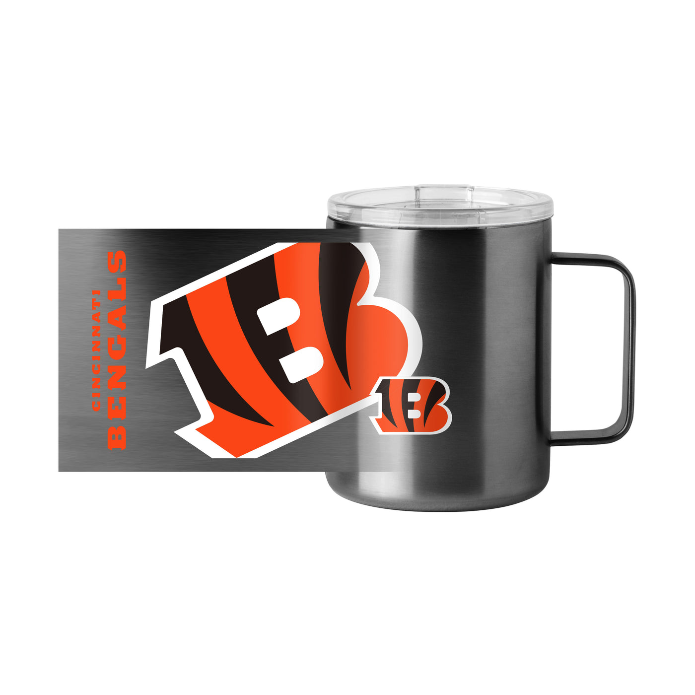 Cincinnati Bengals 15oz Hype Stainless Steel Mug
