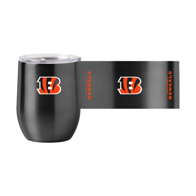 Cincinnati Bengals 16oz Gameday Stainless Curved Beverage - Logo Brands
