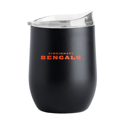 Cincinnati Bengals 16oz Flipside Powder Coat Curved Beverage
