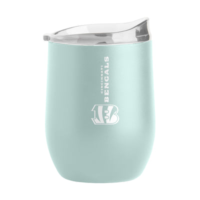 Cincinnati Bengals 16oz Vertical Powder Coat Curved Beverage