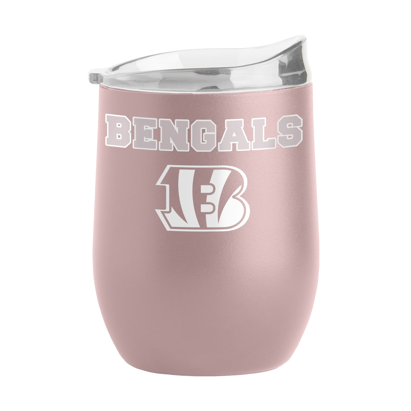 Cincinnati Bengals 16oz Stencil Powder Coat Curved Beverage