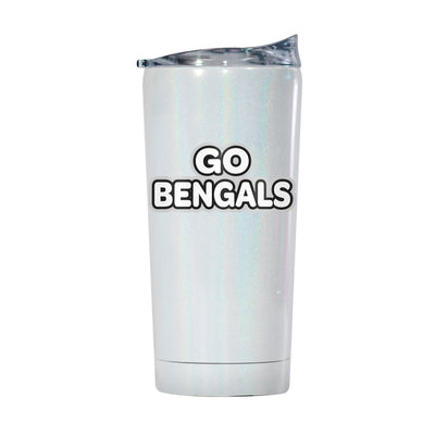 Cincinnati Bengals 20oz Bubble Iridescent Tumbler - Logo Brands