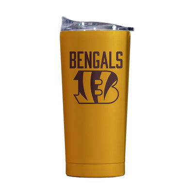 Cincinnati Bengals 20oz Huddle Powder Coat Tumbler - Logo Brands