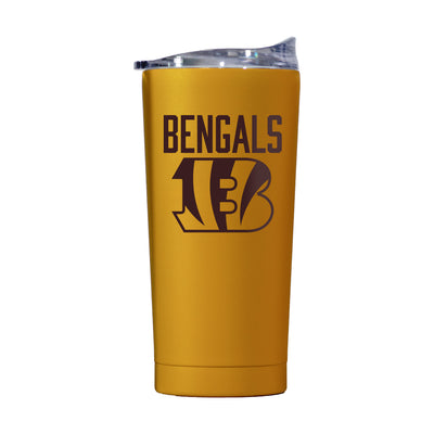 Cincinnati Bengals 20oz Huddle Powder Coat Tumbler - Logo Brands